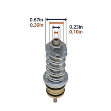 Conjunto de Válvula de Descarga 309515003 Substituição de Alta Resistência para Bomba de Lavadora de Alta Pressão Troy Bilt