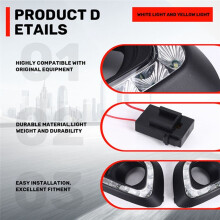 Car Led Daytime Running Light Turn Signal Light Fog Driving Lamps for Pajero Sport 2015-2016
