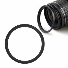 Aluminum Alloy Black Filter Adapter Ring 55-58mm Step Up Converter
