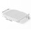 (White, 9CM high) Double Layer Washable Cat Litter Mat 1