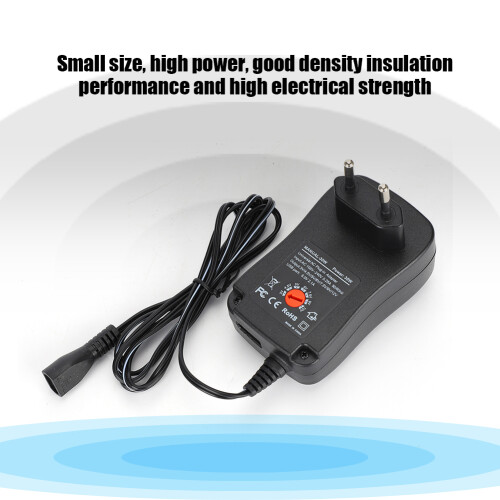 30W Einstellbarer Netzteiladapter 3-12V mit 9 DC-Steckern