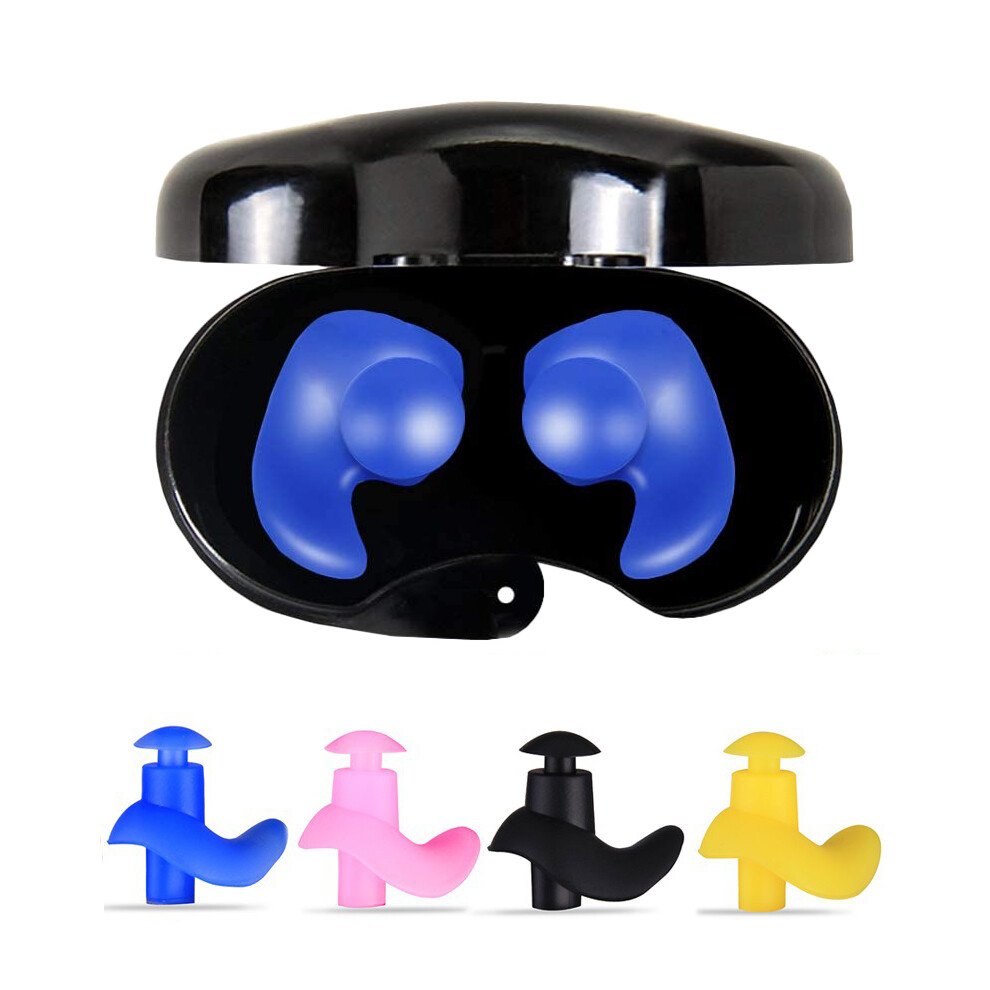Roc-Electron (Children) 4 Pairs Waterproof Silicone Earplugs For Swimming & Bathing