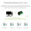 2X USB to 4CH RS485 Converter Module Industrial Grade Universal Serial Communication 7