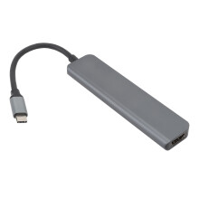 6-in-1 USB-C Docking Station 4K 30fps 87W Heat Dissipation