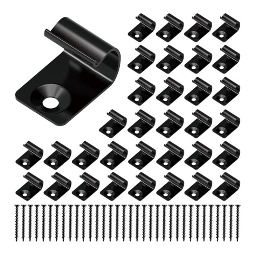 Stainless Steel Start Clips Deck Clips Universal Decking Clips with Decking Screws for Composite Deck Boards 160 Pack 1