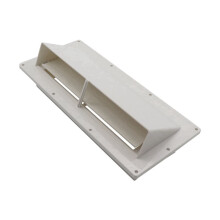 2X RV Caravan Uitlaatventilator Laag Geluid Aanhangwagen Zijluchtopening RV Afzuigkap Ventilatiekap Motorhome Campers Accessoires Wit