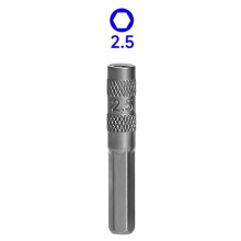 3Conjunto Destornillador de Tuercas con Vástago Hexagonal H4 de 6 Puntas, de 2,5 mm A 5,5 mm, Broca Métrica para Reparación de Automóviles
