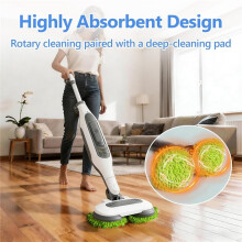 6 Pack S7001 Mop Pads for S8201 S8001 S7001 S7201 S7000AMZ ,Steam & Scrub All-in-One Scrub Pads, Washable Pad