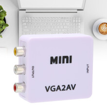 Mini VGA-zu-AV-Konverter-Adapter 165MHz für TV, PC, 1080P
