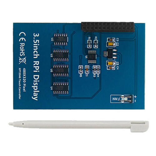 2Conjunto Tela Sensível Ao Toque RPI de 3,5 Polegadas 480X320 para Raspberry Pi 5 5B 20 Frame TFT LCD Módulo Tela com Touchpen 1