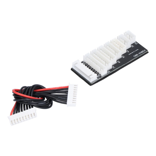 Parallel Charging Board for 2S-8S Lithium Batteries, Black, ABS 2