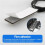 10X 9Pin USB Header Splitter with  Power Cable, Internal USB Hub Extension USB 2.0 Splitter Connector 6