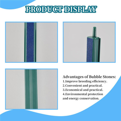 Fish Tank Aquarium 20" Long Bubble Release Air Stone Airstone Green 1