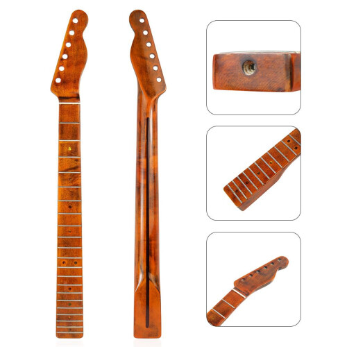 Ahorn E-Gitarrenhals TL 21 Bünde 2