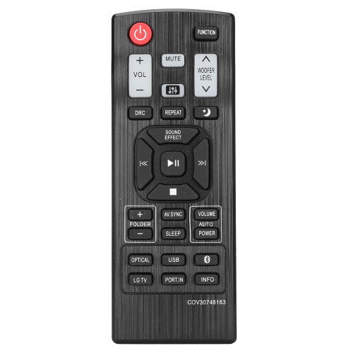 Remote Control for LAS355B/LAC450B/LAS350B Soundbar ABS Black, 10m 1