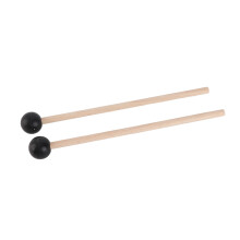Steel Tongue Drum Mallets 1 Pair with Wooden Tuning Fork & Rod for Percussion