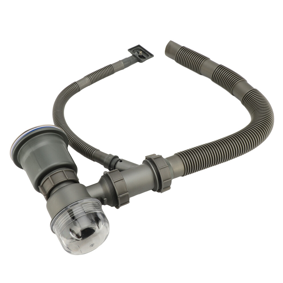 Professional Kitchen Sink Drain Kit Pp Metal Odor Resistant 638G 8491391015582