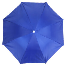 Erwachsenen-Wasserdichte faltbare Regenschirmmütze - Dunkelblau, Durchmesser 69 cm