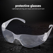 Anti Fog Safety Goggles, Windproof PC Protective Glasses, 15x3cm
