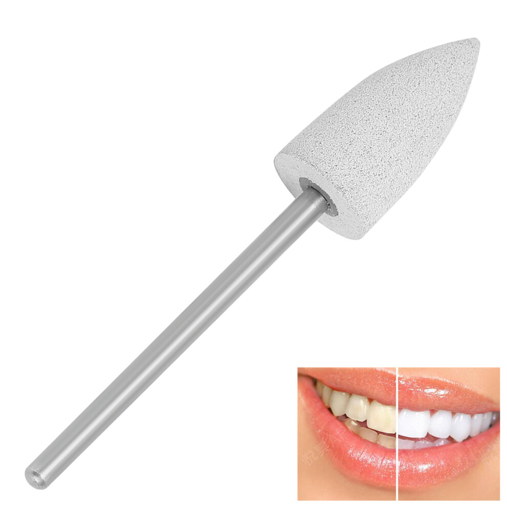 Silver/White 240 Grit Silicone Rubber Dental Polishing Burs Xl