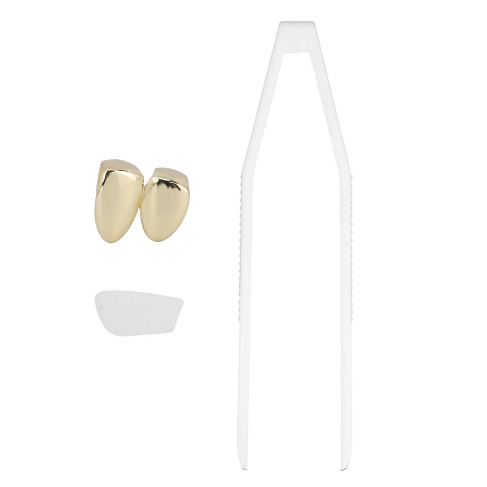 Gold Metal Teeth Brace Jewelry for Halloween Party YHYT1063