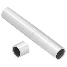 Aluminiumrohr 32 mm Außendurchmesser, 27 mm Innendurchmesser, 200 mm Länge, gerades Rohr für Heimwerker- und Sanitärprojekte