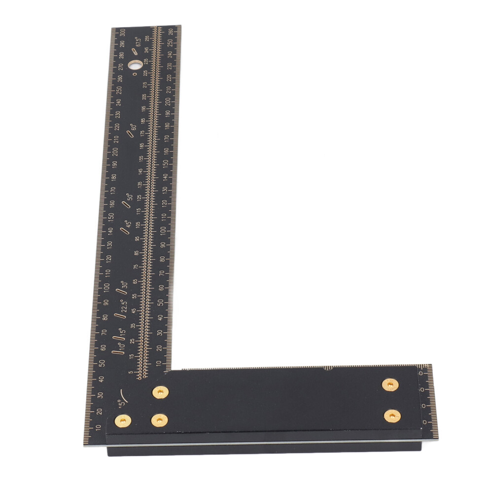 L Type Ruler Aluminum Alloy 300Mm Woodworking Square Carpenter Tool 8741391018459