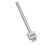 Durable Leather Perforated Tool Kit 3Pcs Silver 4mm Quick DIY Setup 9