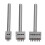 Durable Leather Perforated Tool Kit 3Pcs Silver 4mm Quick DIY Setup 16