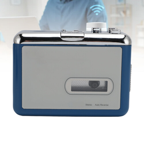 Portable Bluetooth Cassette Player with Earphone Jack, 4.2, 10m