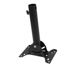 Black Stainless Steel Satellite Roof Mount Kit for Starlink V2, Weatherproof