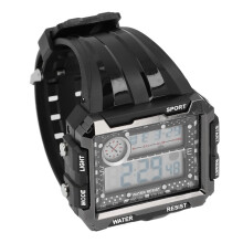 Digital Sports Watch 50M Waterproof LED Luminous Large Dial 56mm
