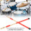 1 Pair Red Maple Drum Set Beam Sticks for Percussion Performance 6