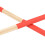 1 Pair Red Maple Drum Set Beam Sticks for Percussion Performance 10