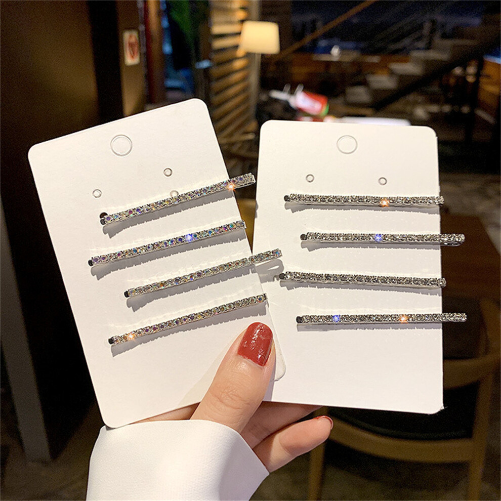 Zhouq-Outdoors Rhinestone Alligator Hair Clips For Women