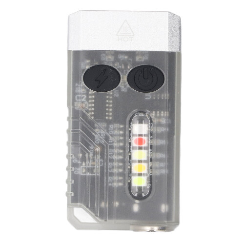 Small 1000lm Rechargeable UV LED Flashlight with Magnet, Buzzer, IPX4
