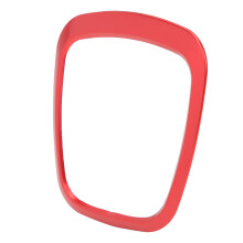 Aluminiumlegierung Roter Lenkrad-Dekorionsring für A3 2006–2014