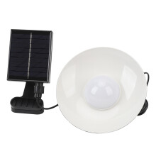 Solar Umbrella Light LED 1.2W Clip-On White USB Charger, Remote Control