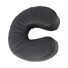 Black U Shape Face Pillow Massage Bed Cushion for Beauty Salon Easy to Clean