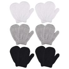 6 Paar Winter Warme Gebreide Wanten Handschoenen Wanten voor Kerstfeest Kids Peuter Benodigdheden
