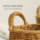 (S) Boho Woven Wall Basket - Farmhouse Storage Decor 2