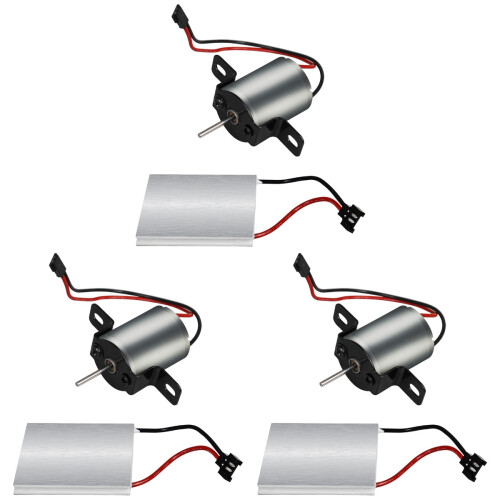 3Sets Duurzame Openhaardventilator Motor Accessoires Van Metaal