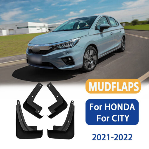 Λασπωτήρες για Honda City2021-2022, Προσαρμοσμένοι λασπωτήρες χωρίς τρύπημα για αξεσουάρ 1