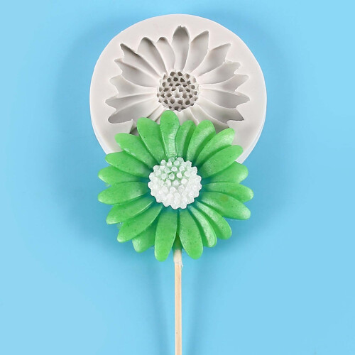 (S) Silicone Chrysanthemum Mold for Candle Making 1