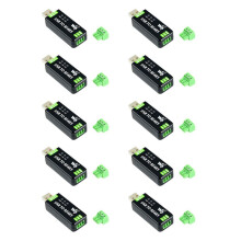 10X Waveshare Conversor Serial RS485 USB para RS485 MóDulo de Comunicação 300-921600Bps Circuito de Proteção ESD Integrado