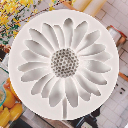 (L) Silicone Chrysanthemum Mold for Candle Making 1