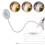 Ρυθμιζόμενοι μεγεθυντικοί φακοί Light3Lighting Τύπος σφιγκτήρες βάσης χεριών χωρίς 5