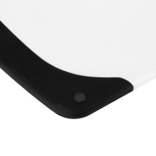 3-teiliger rutschfester Kunststoff-Schneidebrett-Set, 40x24cm, Schwarz