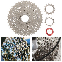 8-Gang-Stahl-Fahrradtopnabe Freilauf 11-40T Silber für Mountainbikes
