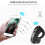 Ακουστικά Bluetooth, ασύρματα ακουστικά V4.1, εξαιρετικά ελαφριά ακουστικά Hands Free για 7